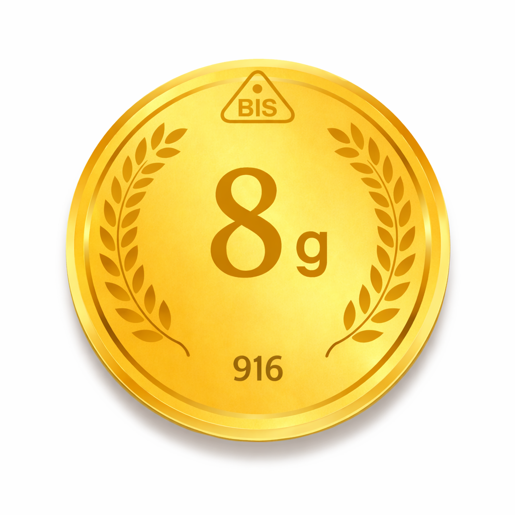 8 Gram 22K Gold Coin